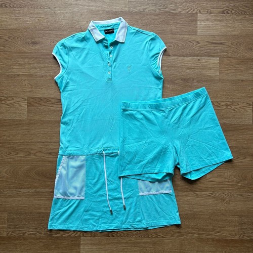 Golfino Ladies Golf Clothing Duo Valentina Cap Sleeve Dress & Shorts UK