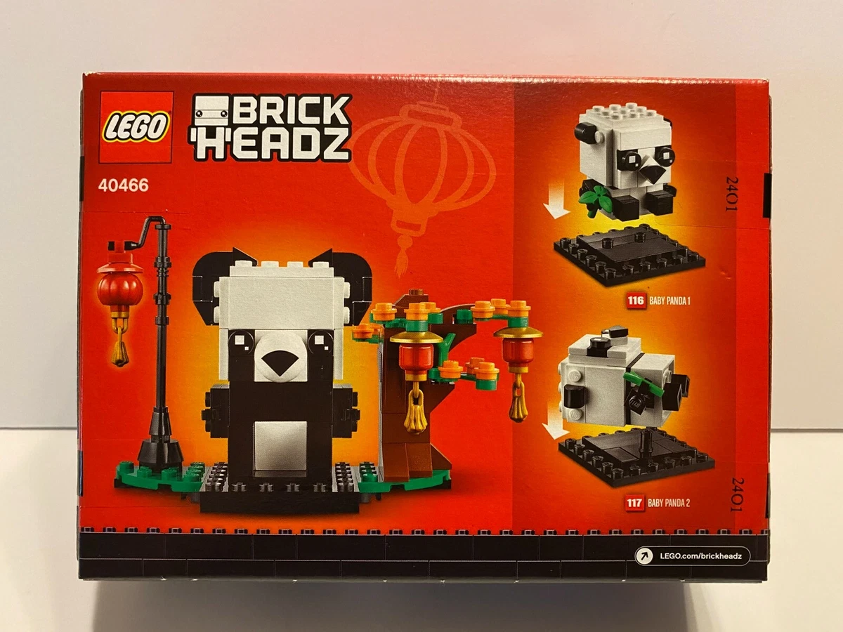 LEGO BrickHeadz Chinese New Year Pandas 40466 New sealed in box CUTE