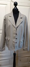 Ladies Gold Linen Jkt Size1 4. 16