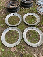 1940s? 1950s? Cadillac? GM? Ford? Mopar? Wheel Trim Ring set of 4 wheel cover