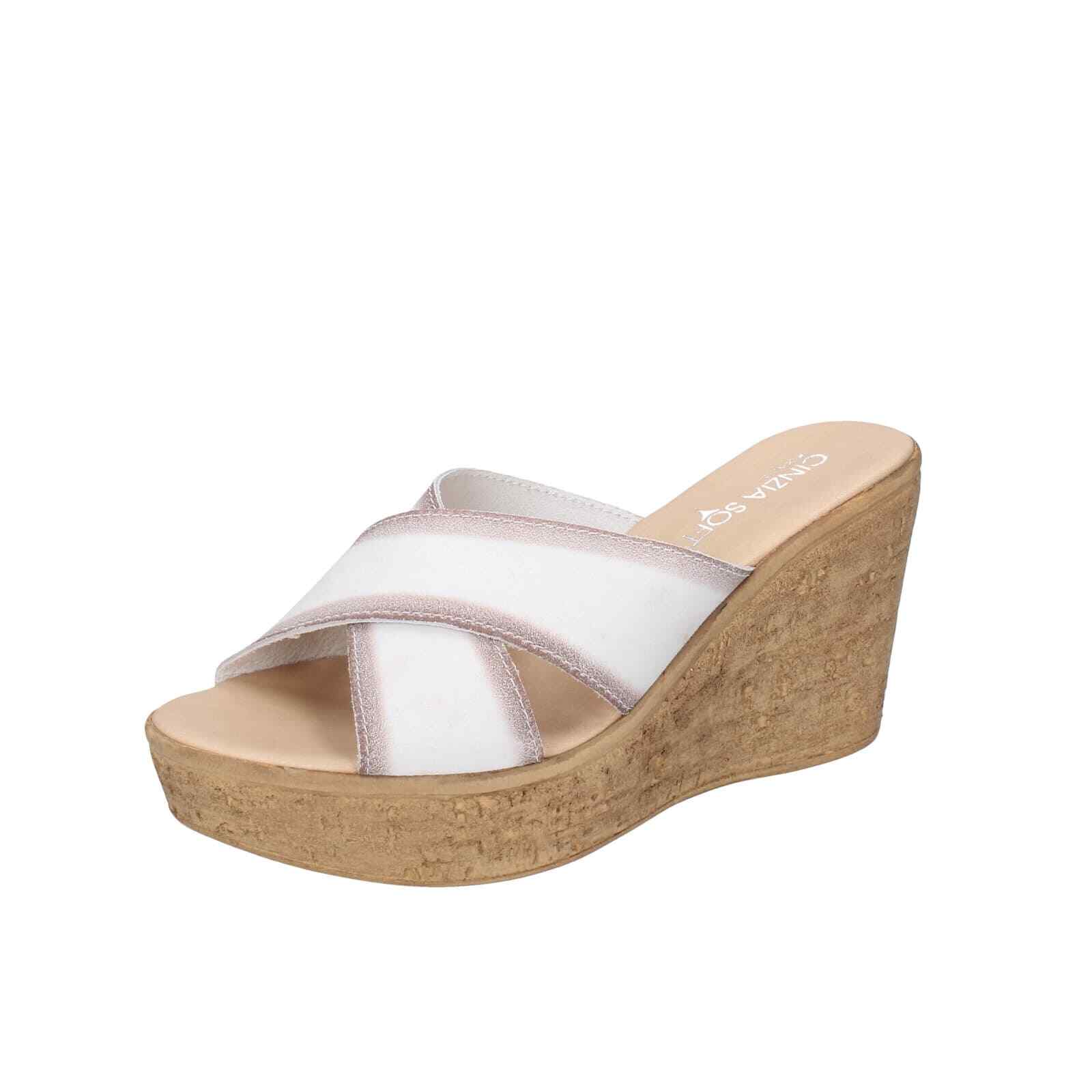 мягкие сандаловые туфли из натуральной кожи бежевого цвета BC925 от schuhe damen CINZIA