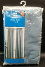 Essential Home Blue Microfiber Single (1) One Panel  40 x 84"