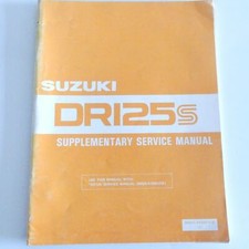 manuale officina originale Suzuki DR 125 S manuale riparazione manuale manual