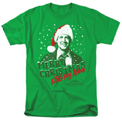 CHRISTMAS VACATION MERRY CHRISTMAS Licensed Men's Graphic Tee Shirt SM-4XL