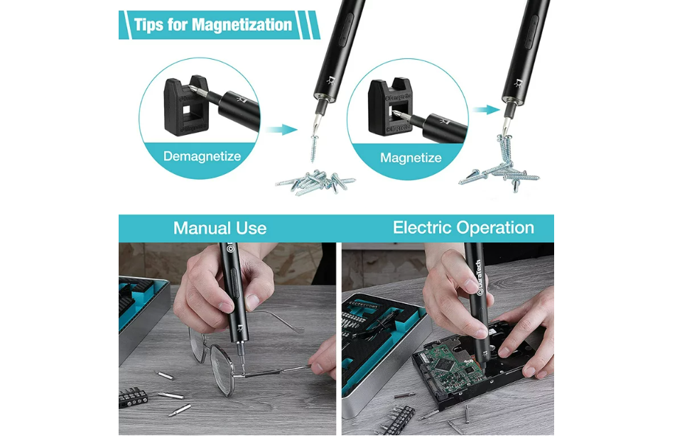 Duratech+55Pcs+Electric+Screwdriver+-+Black+%28%E2%80%8EDT105010AE%29 ...