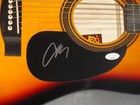 CHRIS YOUNG SIGNED SUNBURST ACOUSTIC GUITAR AUTOGRAPHED JSA COA  — photo 2