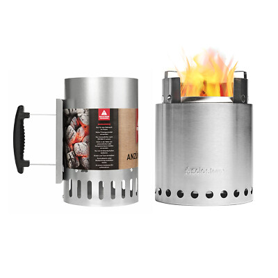 FEUERGOTT Anzündkamin & Solo Stove Campfire Campingkocher