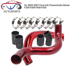 RED Turbo Intercooler Pipe & Boot Kit for Ford 6.0L Powerstroke Diesel 2003-2007