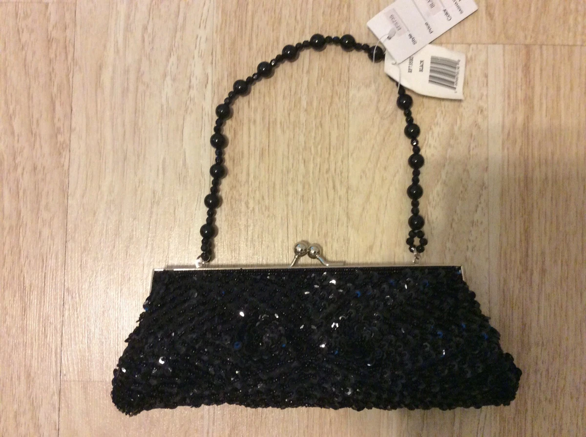 Black clutch bag ebay sale