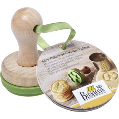BIRKMANN Mini Plätzchen-Stempel Fußball | Plätzchenstempel Plätzchen Stempel NEU