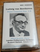 Four Complete Separate Classical Music Selections on Cassette Tape