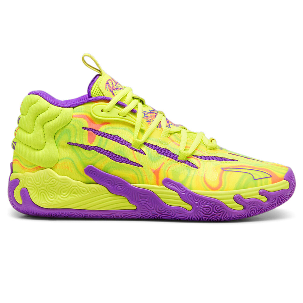 Puma Mb.03 Spark Basketball  Womens Yellow Athletic Sneakers 37989801
