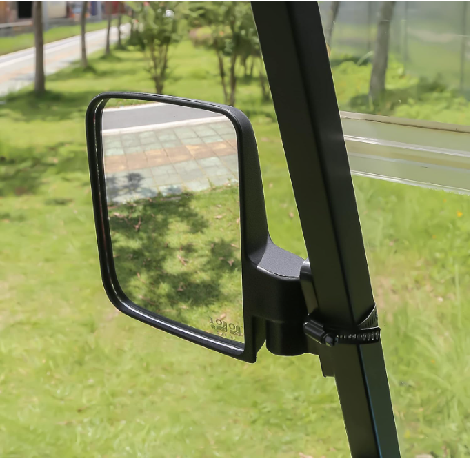 Golf Cart Side Mirrors Compatible with Yamaha Club Car EZGO or Cart