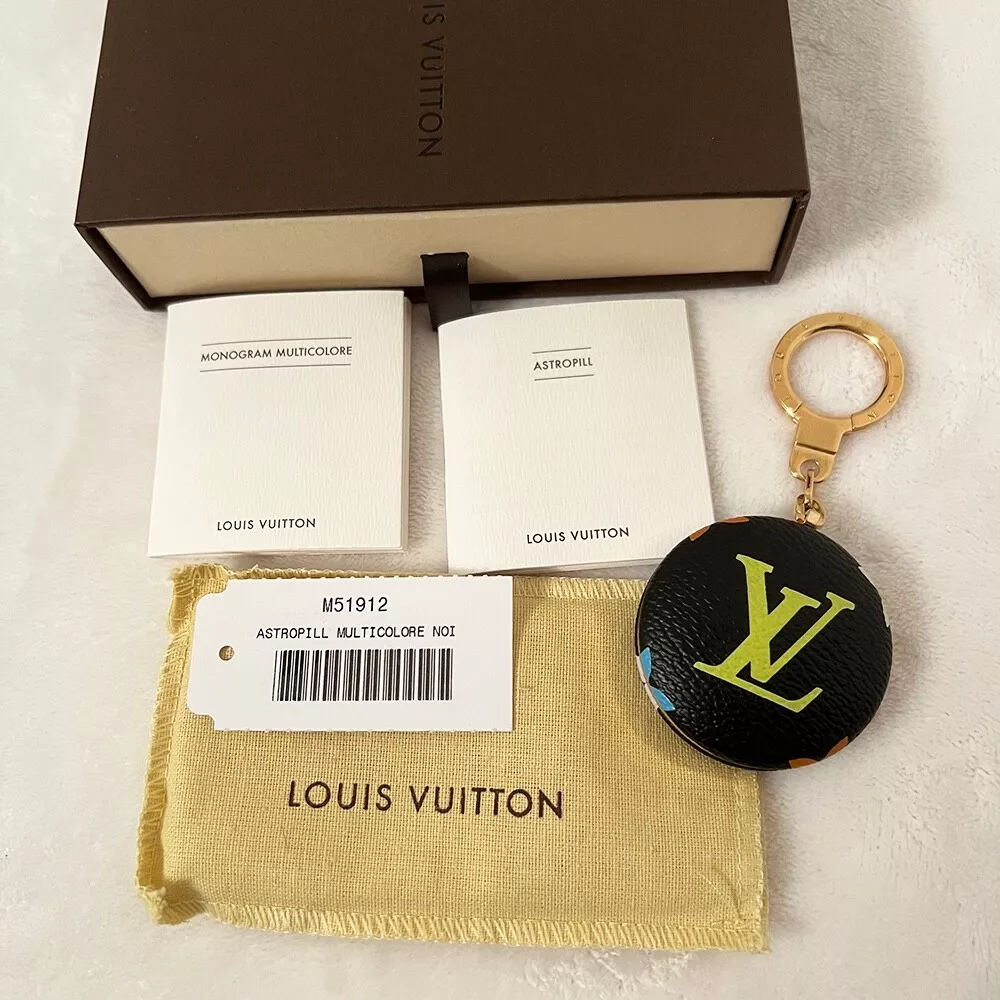 Louis Vuitton Astropill Monogram Multicolor Takashi Murakami Black Keychain