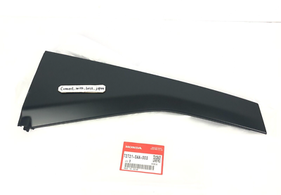 Honda Genuine Garnish R Rear Door Pillar 72721 - SAA - 003 | eBay