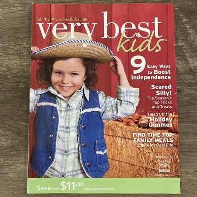 Nestle Very Best Kids Magazine Fall 2007 Insights for Nurturing Their Growth