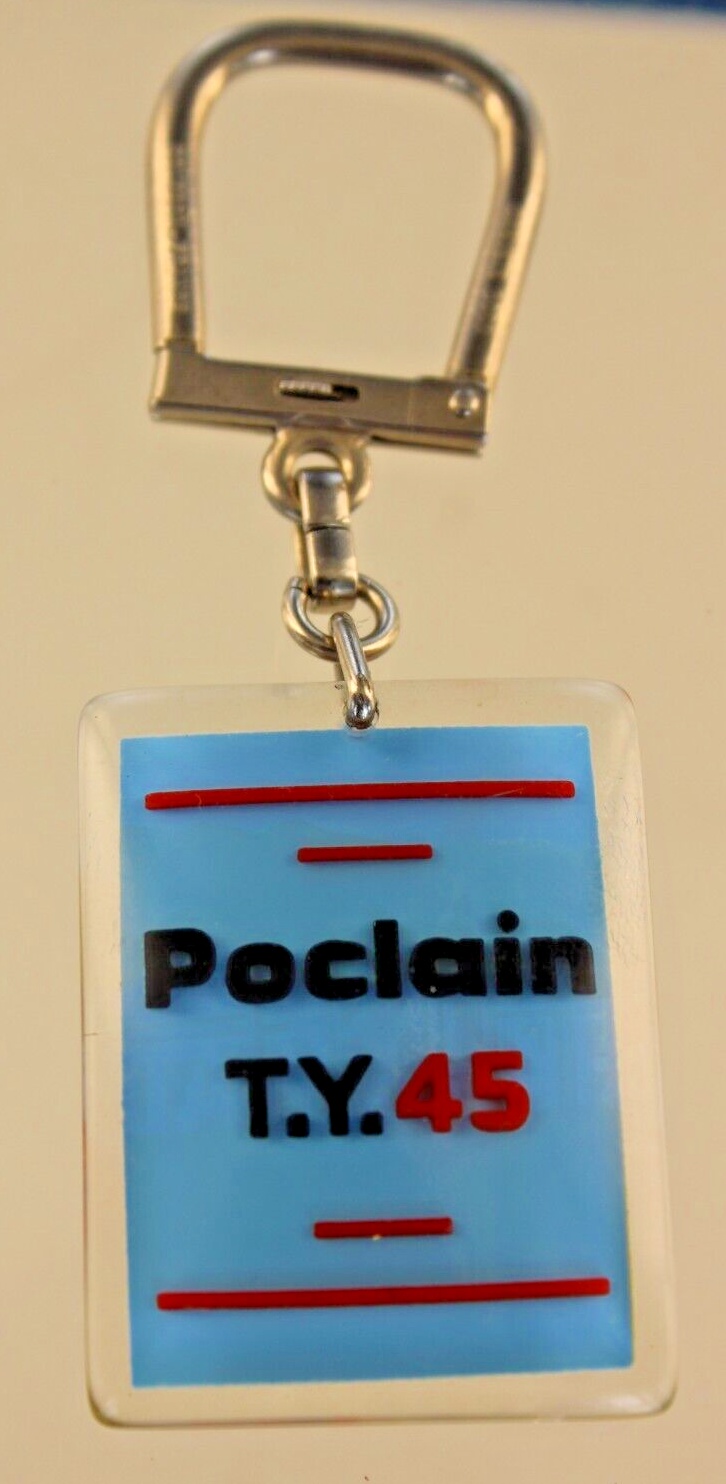 Montre Porte-clés Poclain - Mécanique à Remontage Manuel - Fonctionne - Occasion - Boîtier Doré