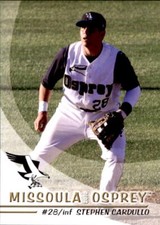 2010 Missoula Osprey Grandstand #6 Stephen Cardullo Coral Gables Florida FL Card
