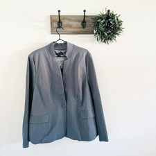 Universal Standard Gray Oversized Blazer S