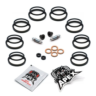 2008 Kawasaki Z1000 C8F ABS FRONT brake caliper seal kit service repair ZR1000