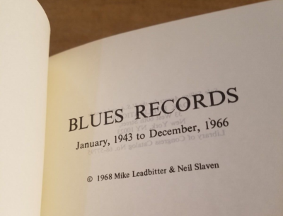 Blues Records 1943-1966 洋書 Hardcover Book - Blues Records 1943-1966 Discography by Leadbitter