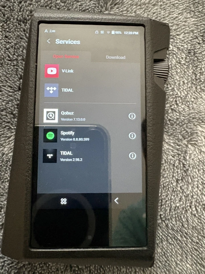 Reproductor de audio de referencia de alta resolución Astell & Kern A&norma SR35 negro con caja Foto 3 de 4