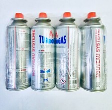 Lot de 4 Cartouche Butane Gaz 227G Pour Réchaud Camping - Livraison offerte