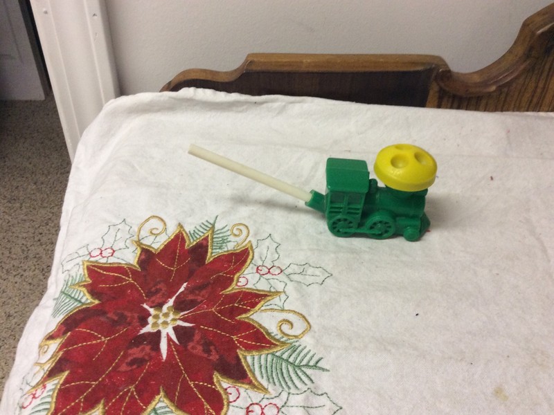 Vintage Bubble Making Plastic Train Engine From Dial Soap 1960’s