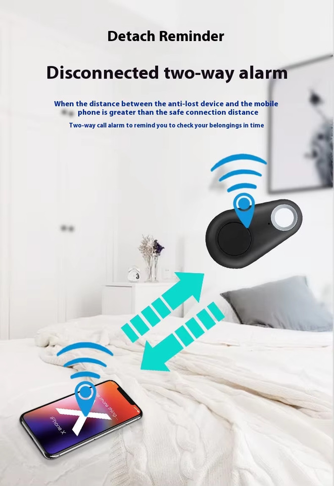 Lifemate Life Tag 2 stuks Android-sleutelhangers voor het vinden van je Android/Google-apparaat