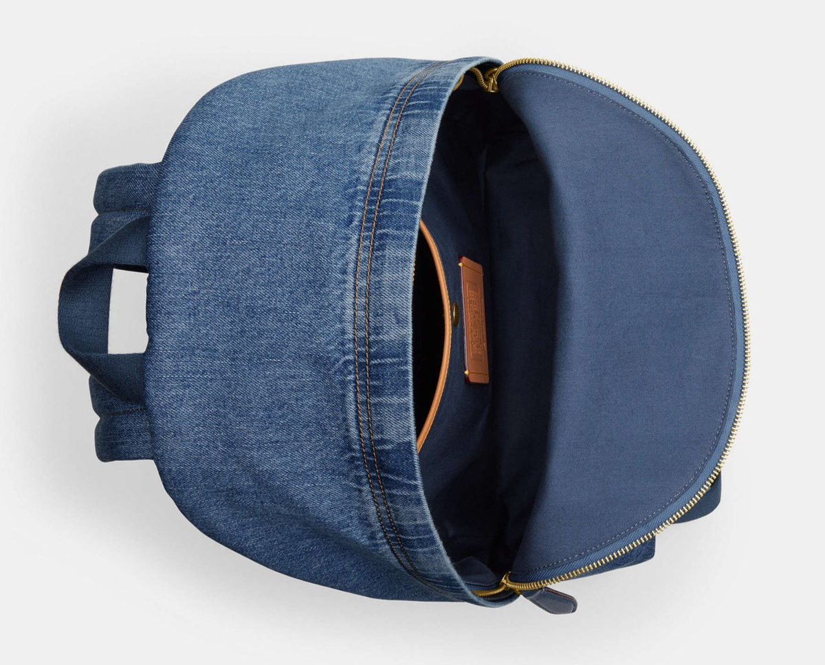 COACH Cargo Denim Backpack ~NWT~ CAT43 Indigo | eBay