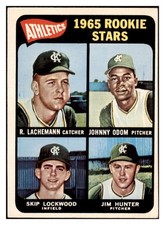1965 TOPPS #526 CATFISH HUNTER A'S EX-MT SET BREAK 522651 (KYCARDS)