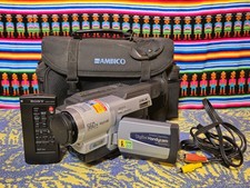 Vintage Sony Handycam Digital 8 Camcorder w/ Nightshot Bundle Model:DCR-TRV130 