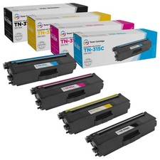 LD TN-315 Toner Cartridge 4 Set for Brother MFC-9460cdn MFC-9560cdw HL-4570cdwt