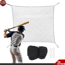 Durable Twisted Knotted PE Net For Baseball Softball Backyard Hitting Barrier