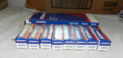  8pk Genuine OEM ACDelco R45TS Conventional Spark Plug GM 9613957 Stock Use Only