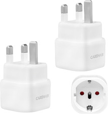 Confezione Da 2 Adattatore Presa Inglese Da Viaggio Adattatore UK Italia Spina,