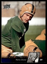 2011 Upper Deck Paul Hornung Notre Dame Fighting Irish #15