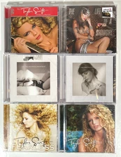 TAYLOR SWIFT CD Lot of 6 Showgirl (NEW) Tortured Poets X2 (NEW) Holiday Fearless