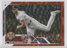 2023 Topps Update Orange Foil /299 Sam Hentges #US327 0t2