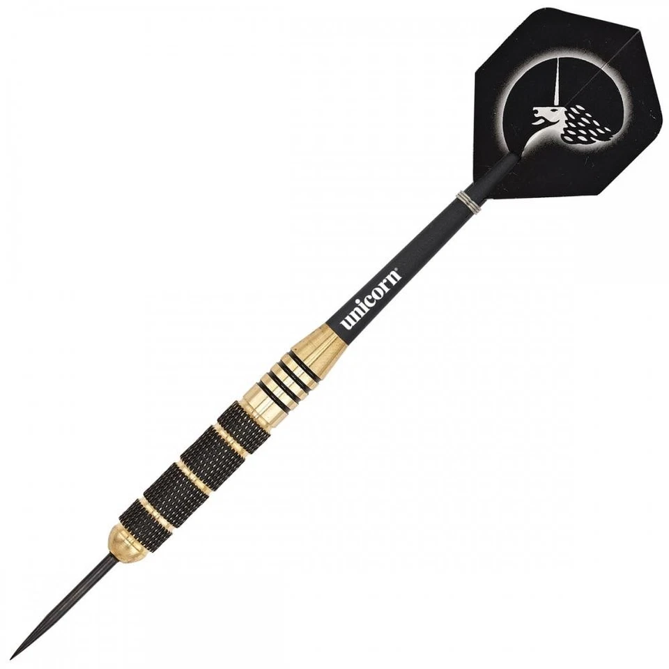 Unicorn Core Plus Win Brass Darts 27g Black/Gold 27g Black/Gold