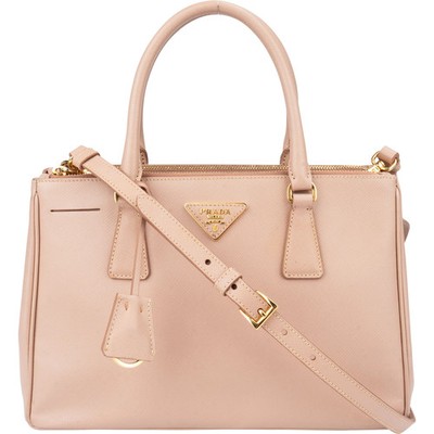 Prada Rose Saffiano Leather Galleria Handbag Tasche