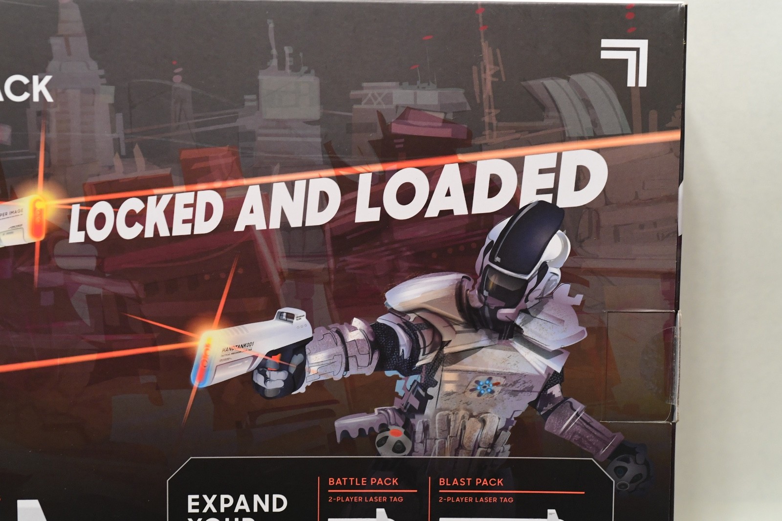 NEW Sharper Image Handtank 001 Laser Tag Battle Pack 2 Player