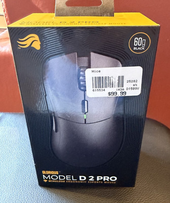 Glorious Model D 2 Pro Black Wireless Gaming Mouse - WOW