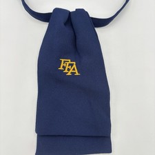 FFA Official Blue  Gold Women  s Tie Neckerchief Scarf Adjustable Hook CC