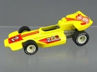 Vintage 1973 Hot Wheels Real Riders Yellow Lightning Gold Grand Prix Race Car #2
