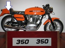 Ducati single bevel 250 350 450 DESMO stickers adesivi Scrambler Köwe