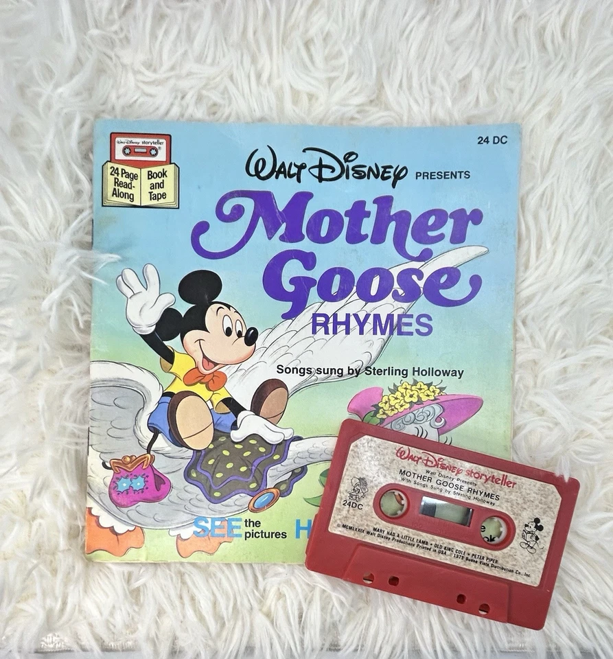 Lote de 8 juegos de casete de libros y cintas vintage de lectura de Walt Disney Foto 3 de 4