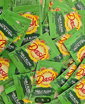 Mrs Dash - Table Blend Seasoning Mix, Salt Free, .02 Oz, Bulk 50 Packets