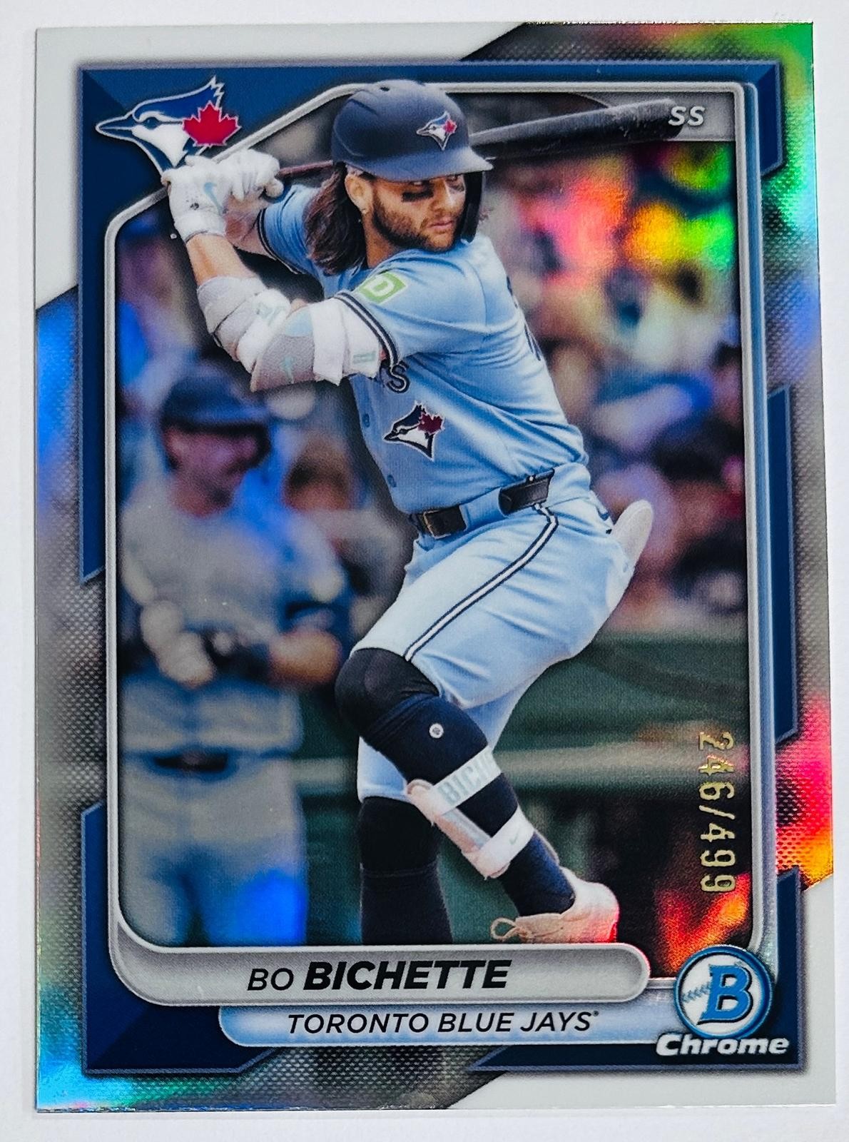 2024 Bowman Chrome #39 Bo Bichette Refractor #/499