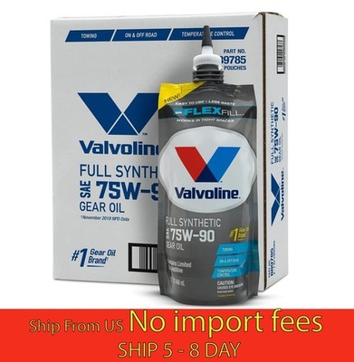 Valvoline Flexfill SAE 75W-90 Full Synthetic Gear Oil 1 QT, Case of 4....(a19.5)